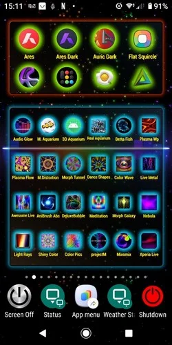 Launchy Widget Android Application Screenshot by Mark Webb
