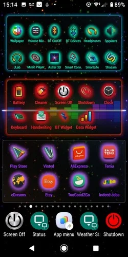 Launchy Widget Android Application Screenshot by Mark Webb