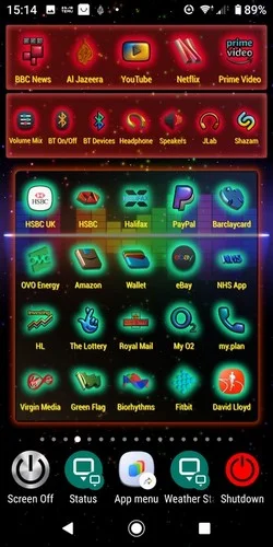 Launchy Widget Android Application Screenshot by Mark Webb