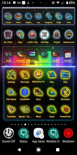 Launchy Widget Android Application Screenshot by Mark Webb