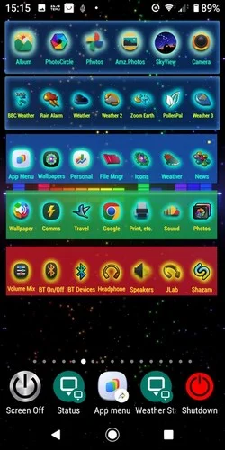 Launchy Widget Android Application Screenshot by Mark Webb