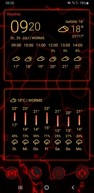 Launchy Widget Android Application Screenshot by Thomas Meyer